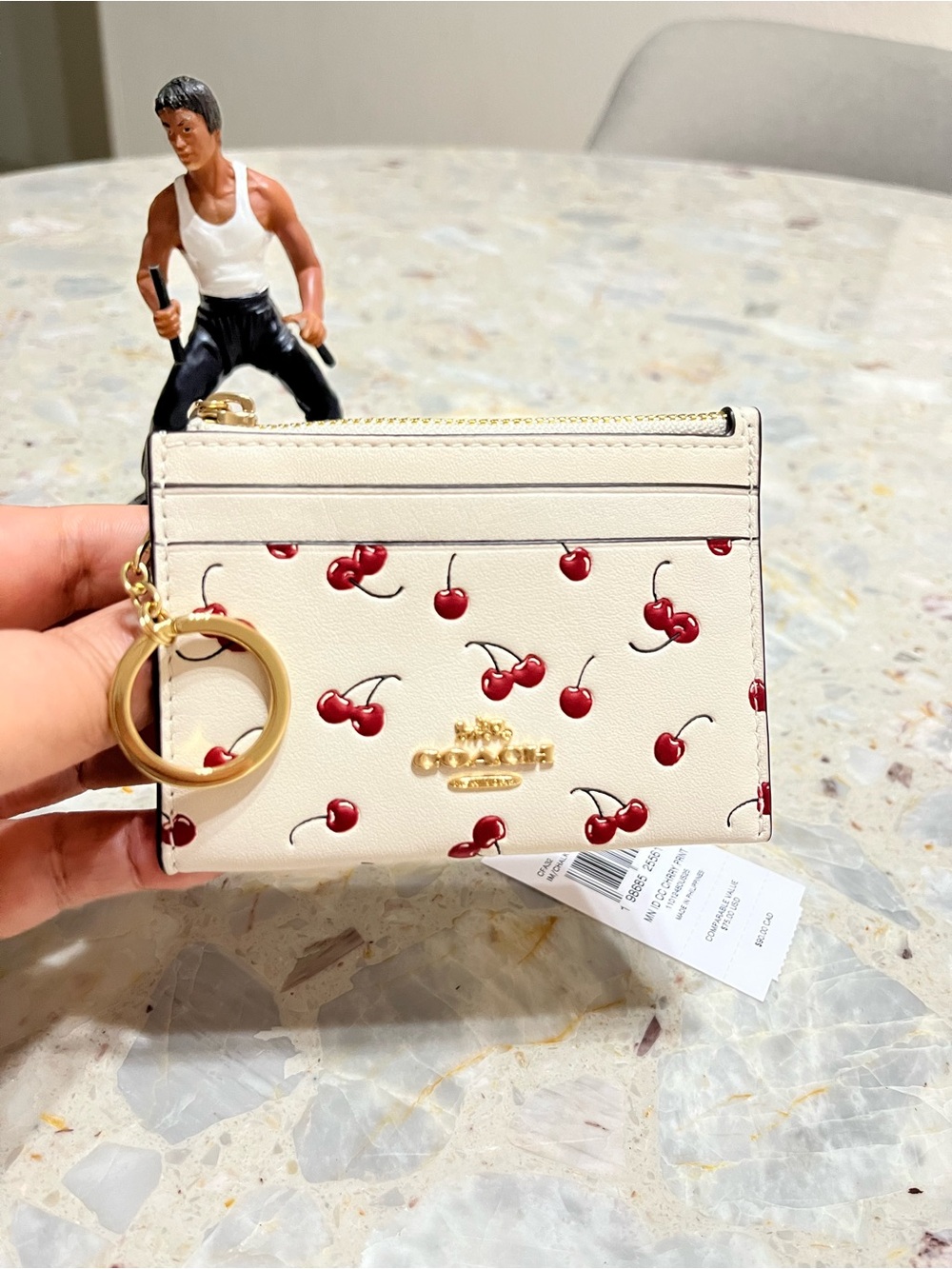 Coach Mini Skinny ID Case
With Cherry Print NWT